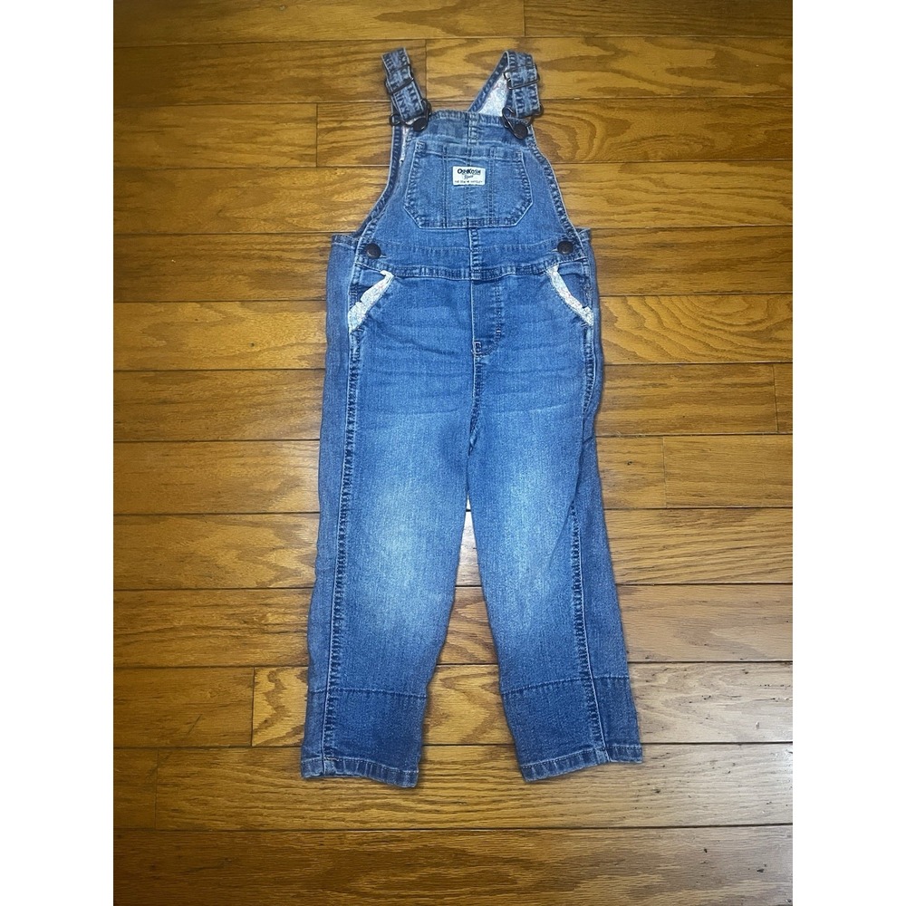 Vintage Kids Oshkosh Overalls 21 Length and 11 Width Blue Denim